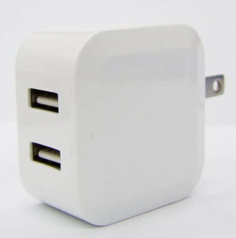 【在庫限り】アダプター USB ACアダプター 充電アダプター 2ポート 2.4A USB A　321657